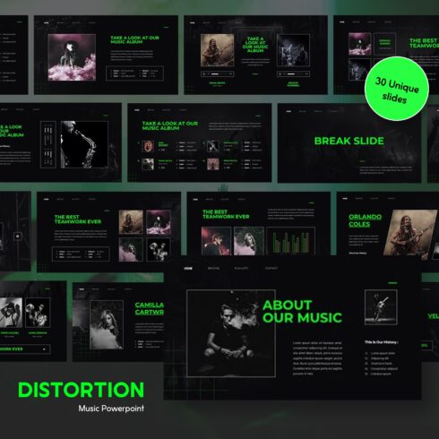 Distortion - Music Powerpoint.