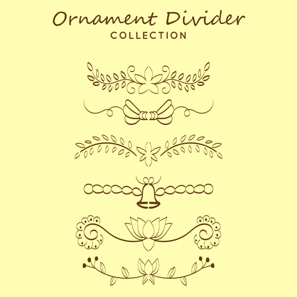 Collection Point Divider 6 Unique Ornament Divider Collection - Only $5 - MasterBundles