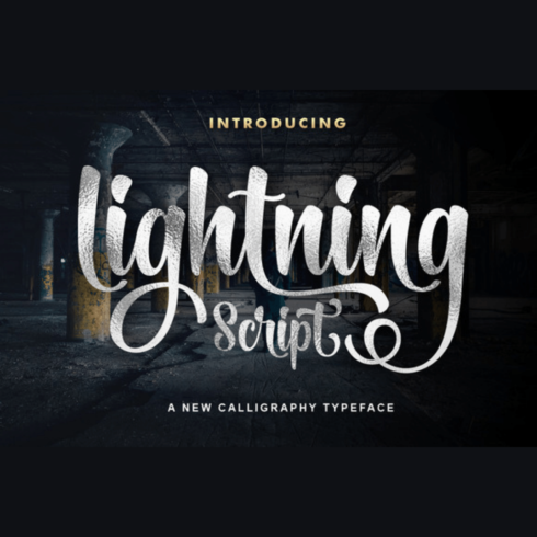 Lightning Script Font cover image.
