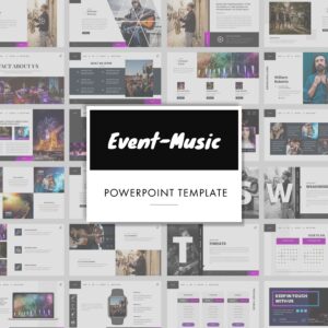 Event-Music PowerPoint Template – MasterBundles