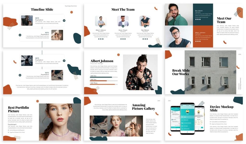 Shycology - Psychology Powerpoint Template – Masterbundles