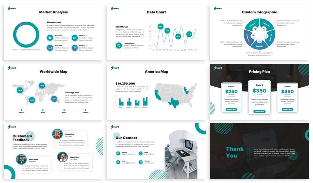 Onward - Abstract Powerpoint Template – MasterBundles