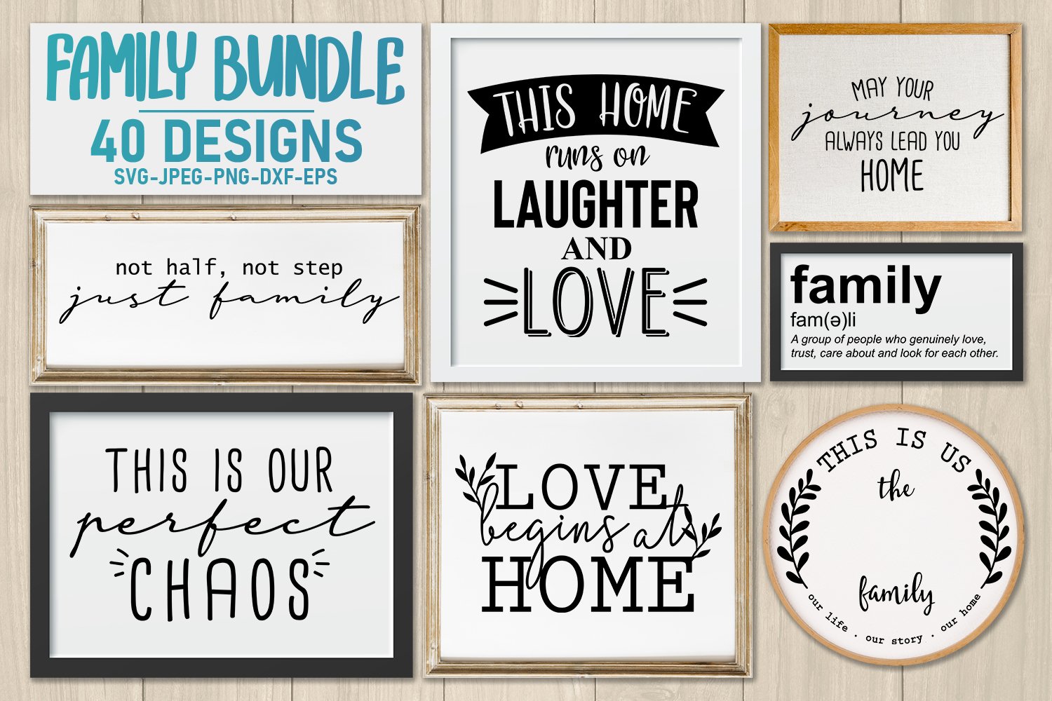 Modern quotes for your home.