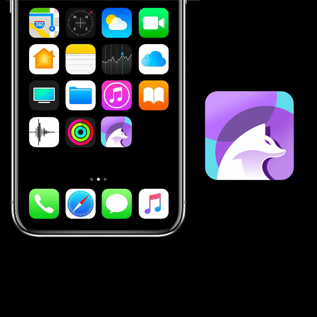 flat app icon design