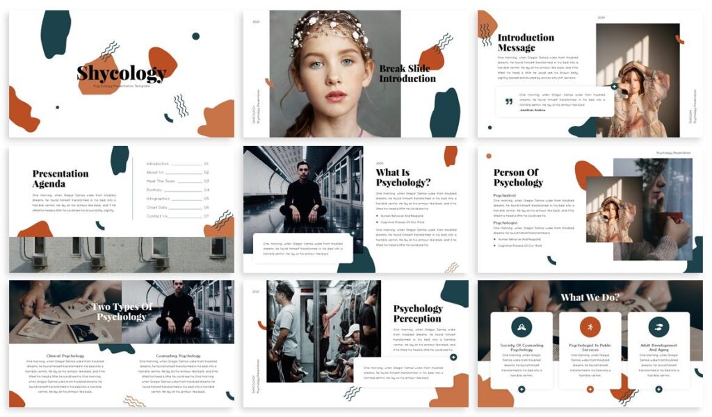 Shycology - Psychology Powerpoint Template – MasterBundles