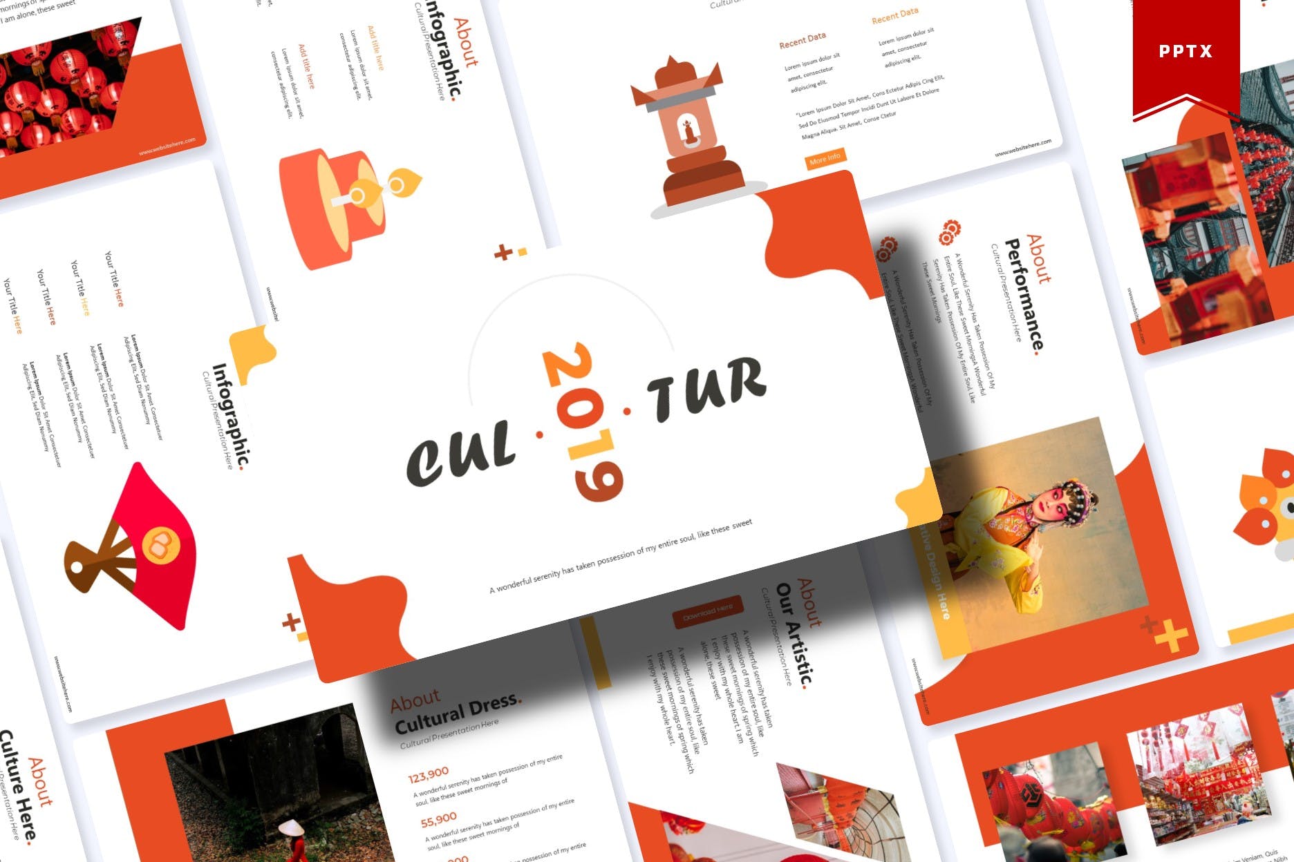 Cover image of Cultur | Powerpoint Template.