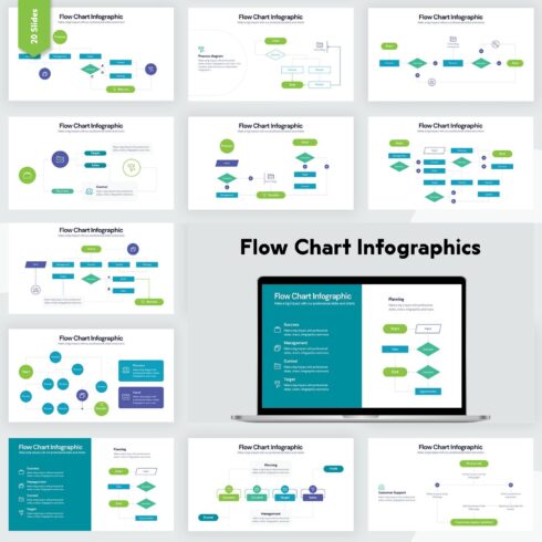 Flow Chart Infographics.