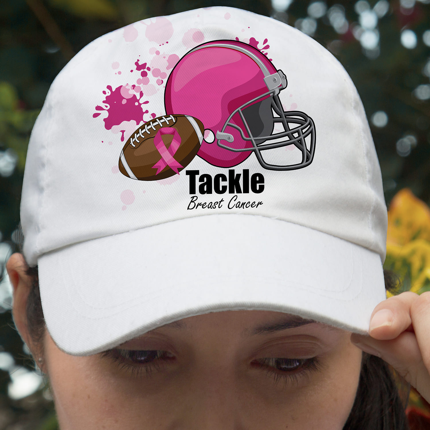 football breast cancer svg cover.