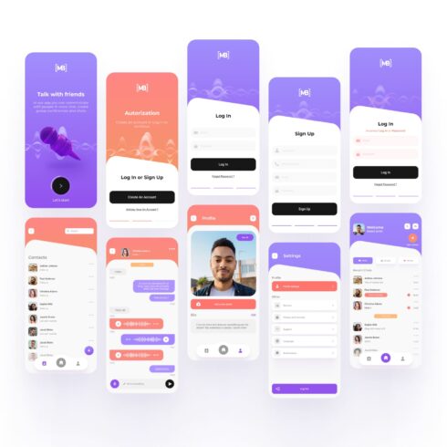 Voice Chat App Ui – Masterbundles