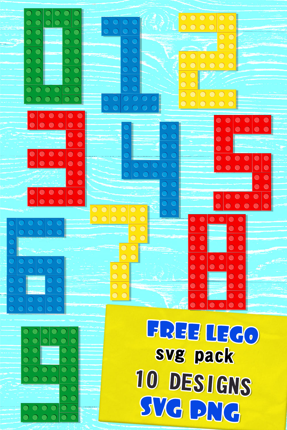 Free lego svg - pinterest image preview.
