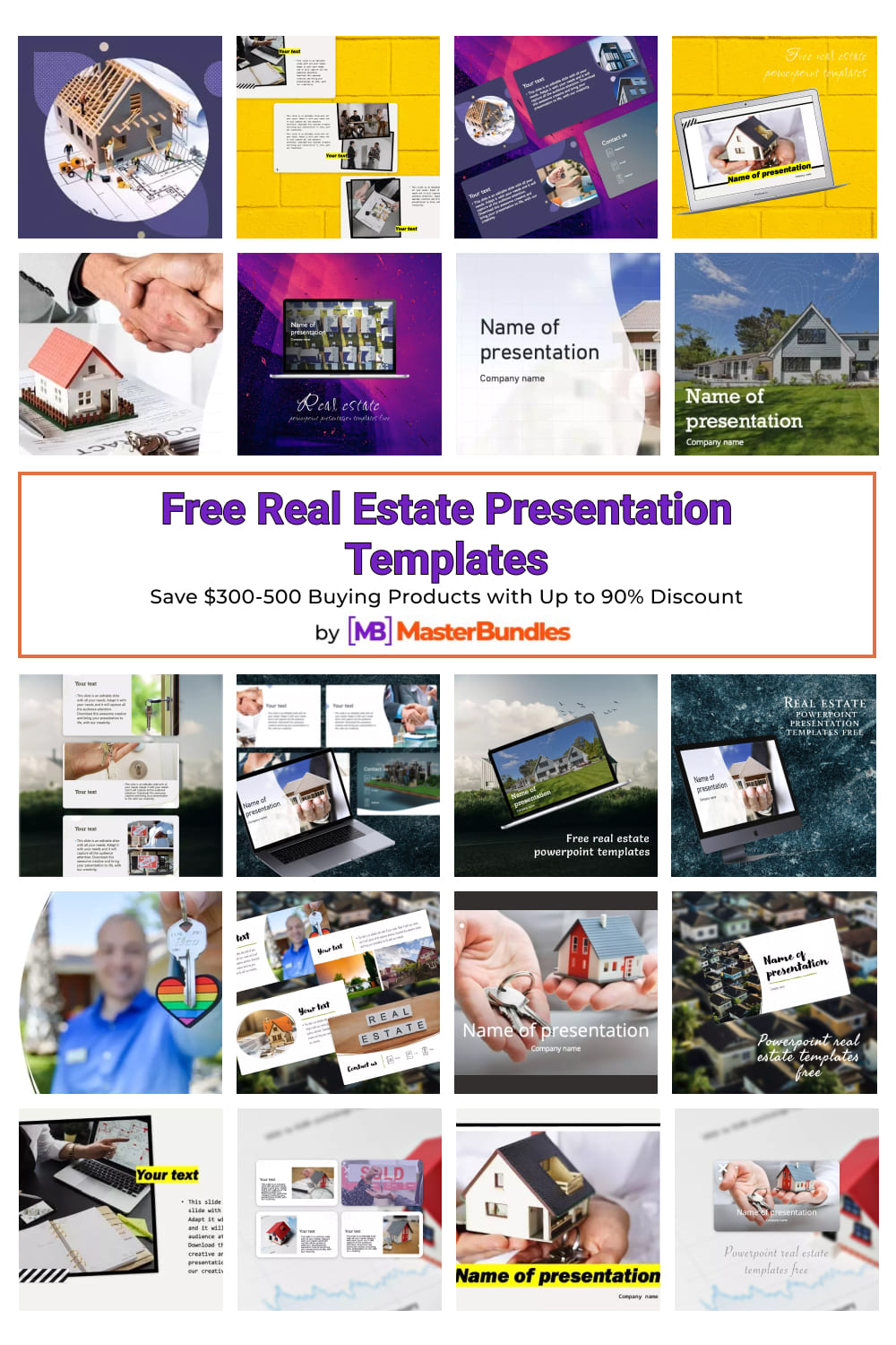 Free Real Estate Presentation Templates for Pinterest.