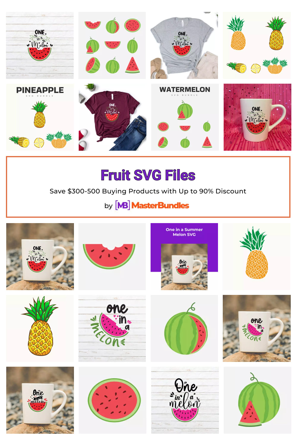 Fruit SVG Files for Pinterest.