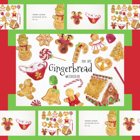 Gingerbread Clipart.