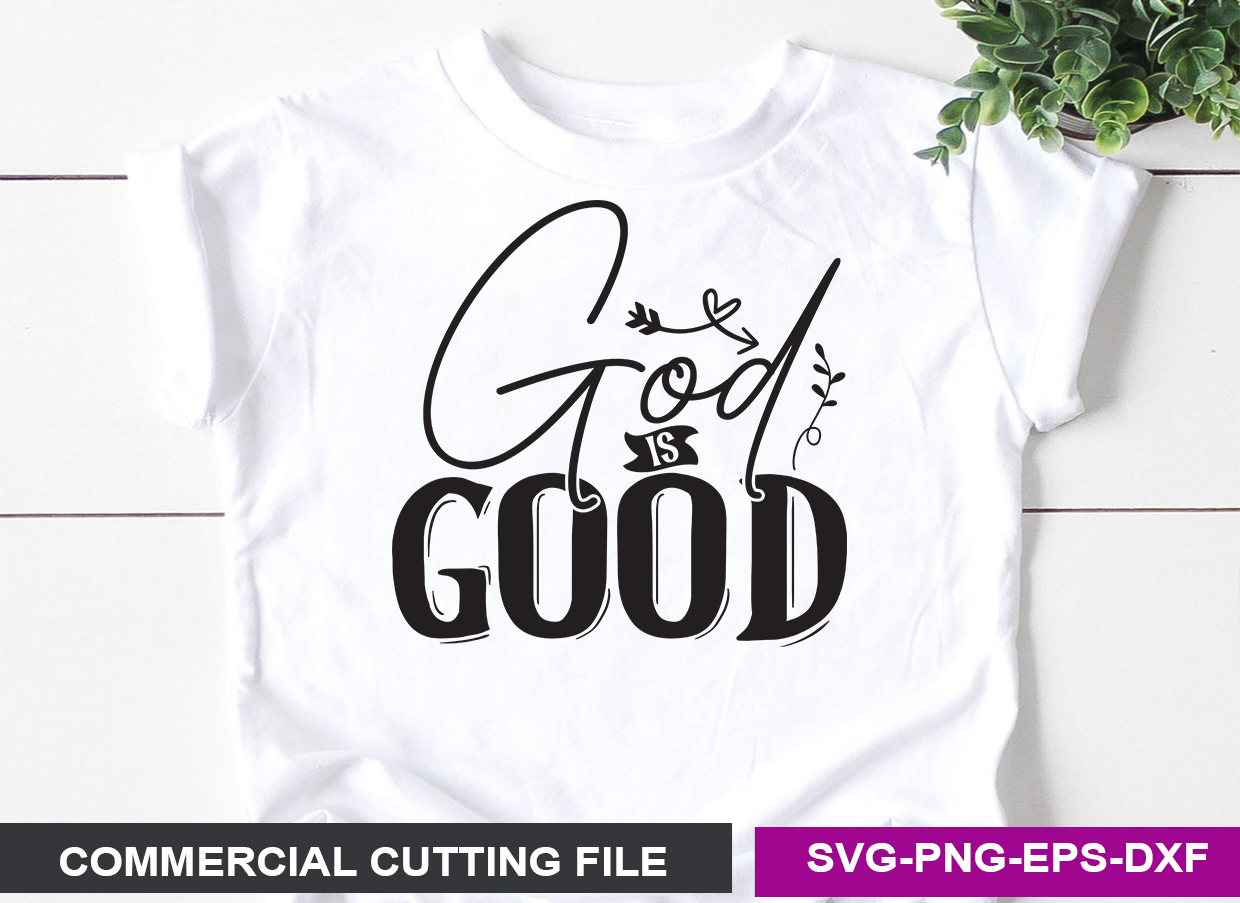 Christian SVG Design Bundle, god is good design.