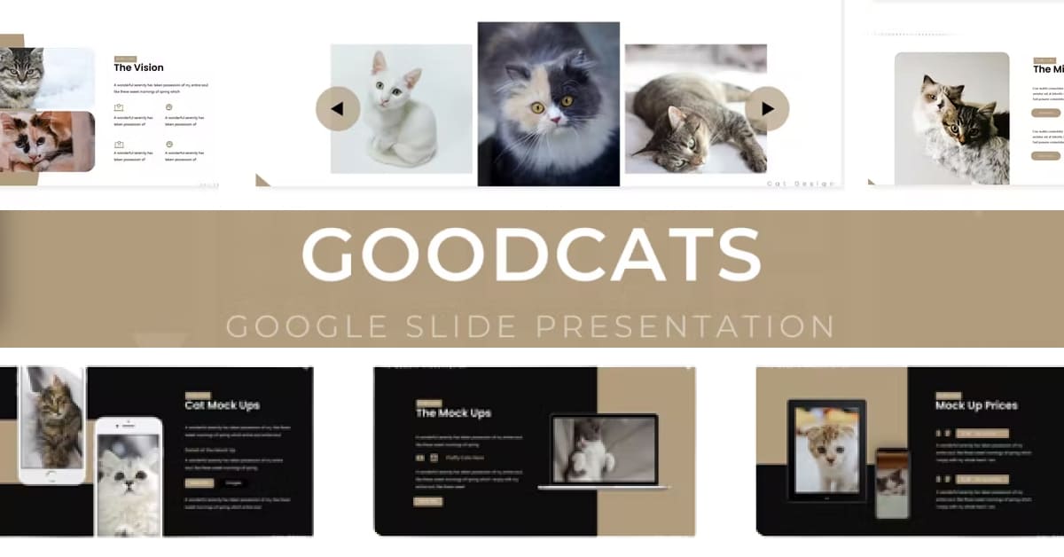 Good Cat - Google Slide Template – MasterBundles