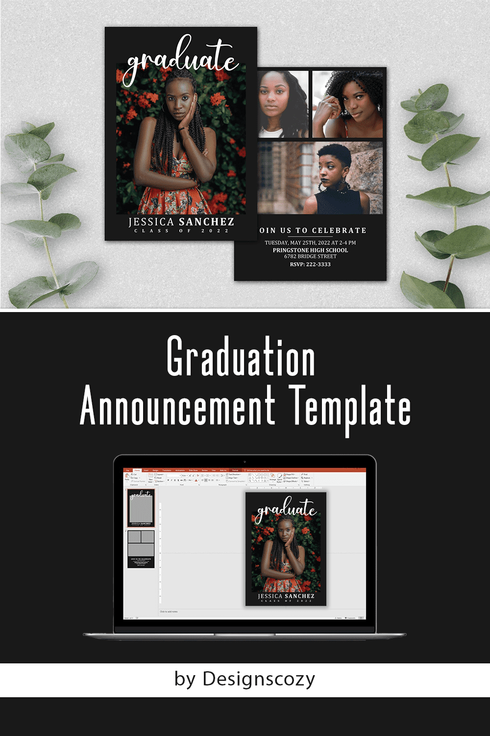 graduation announcement design templates