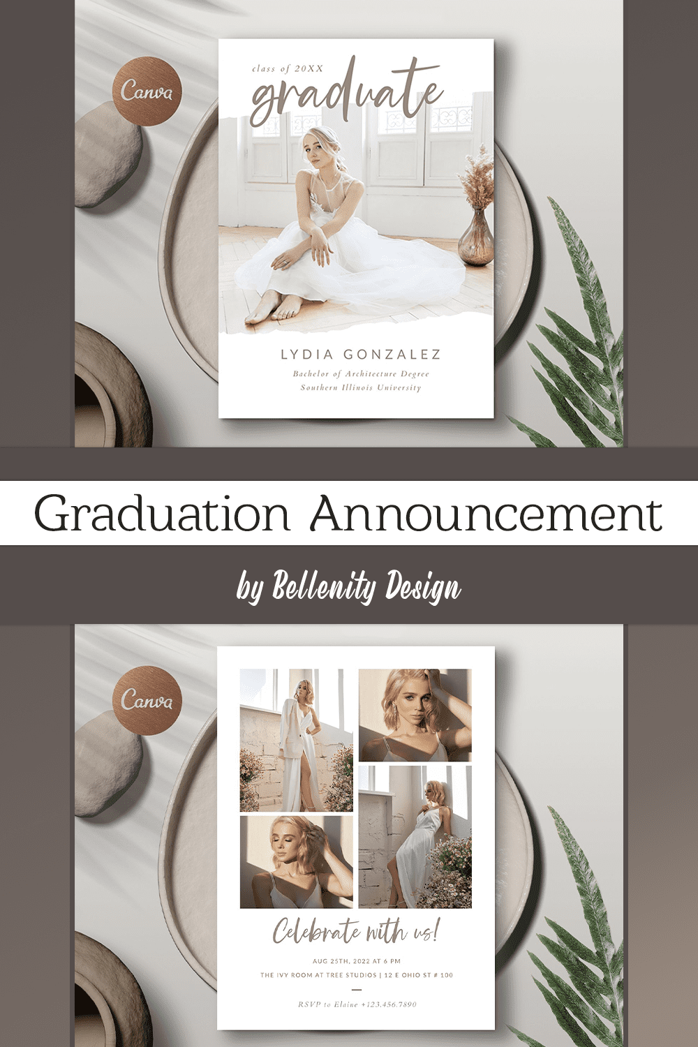 graduation announcement 3 pinterest