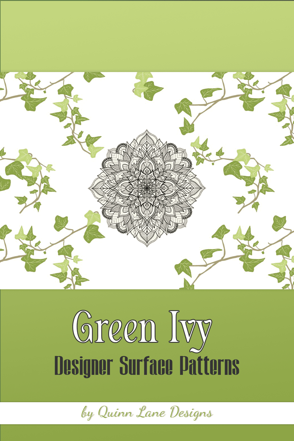 green ivy designer surface patterns pinterest