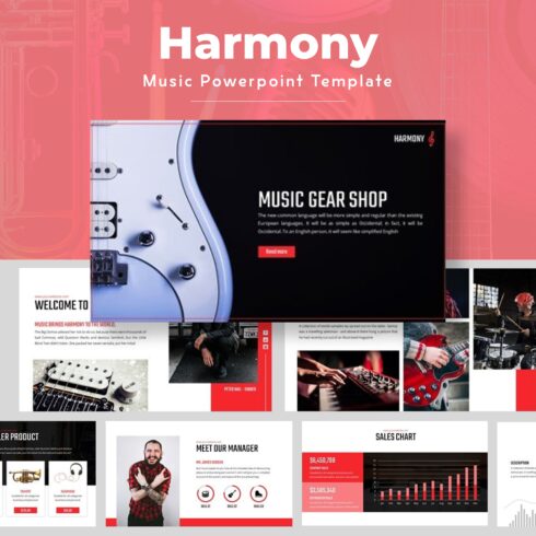 Harmony - Music Powerpoint Template.