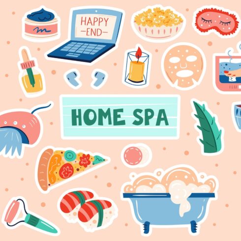 Home spa clipart - main image preview.
