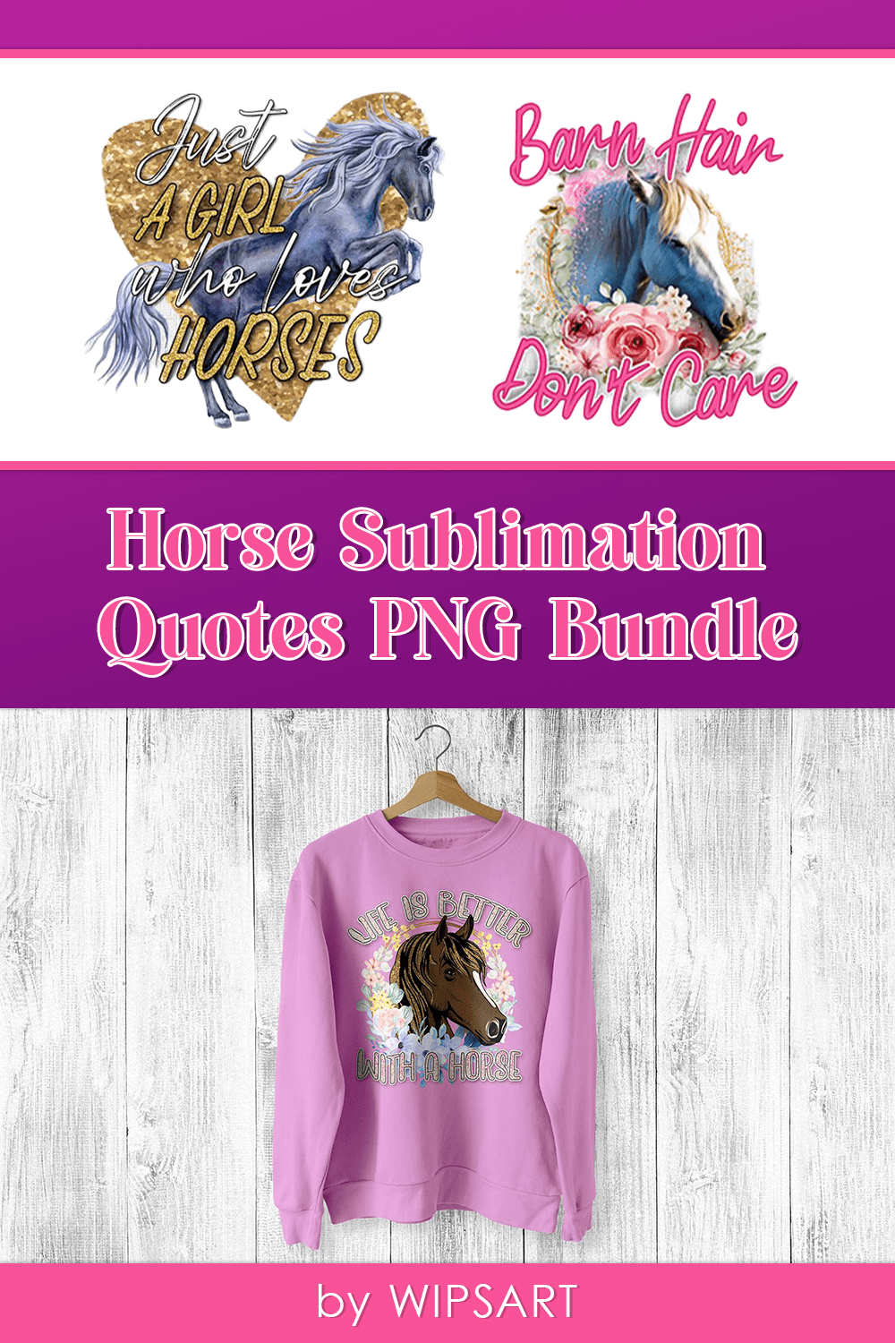 horse sublimation quotes png bundle pinterest