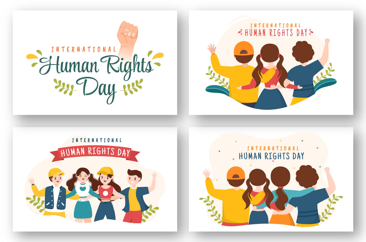 12 Human Rights Day Illustration Examples.