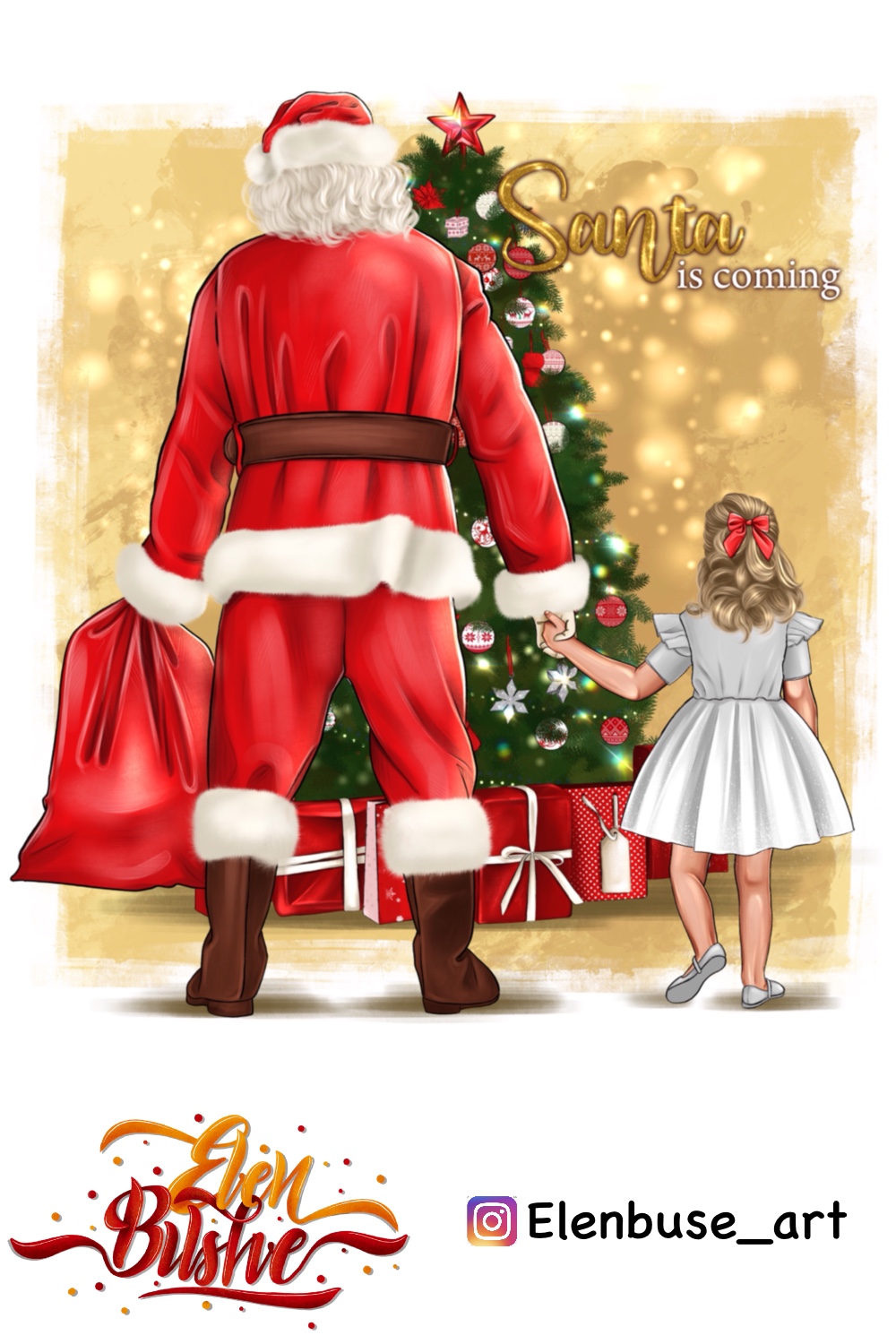 Santa And Baby Christmas Family Clipart Pinterest Image.