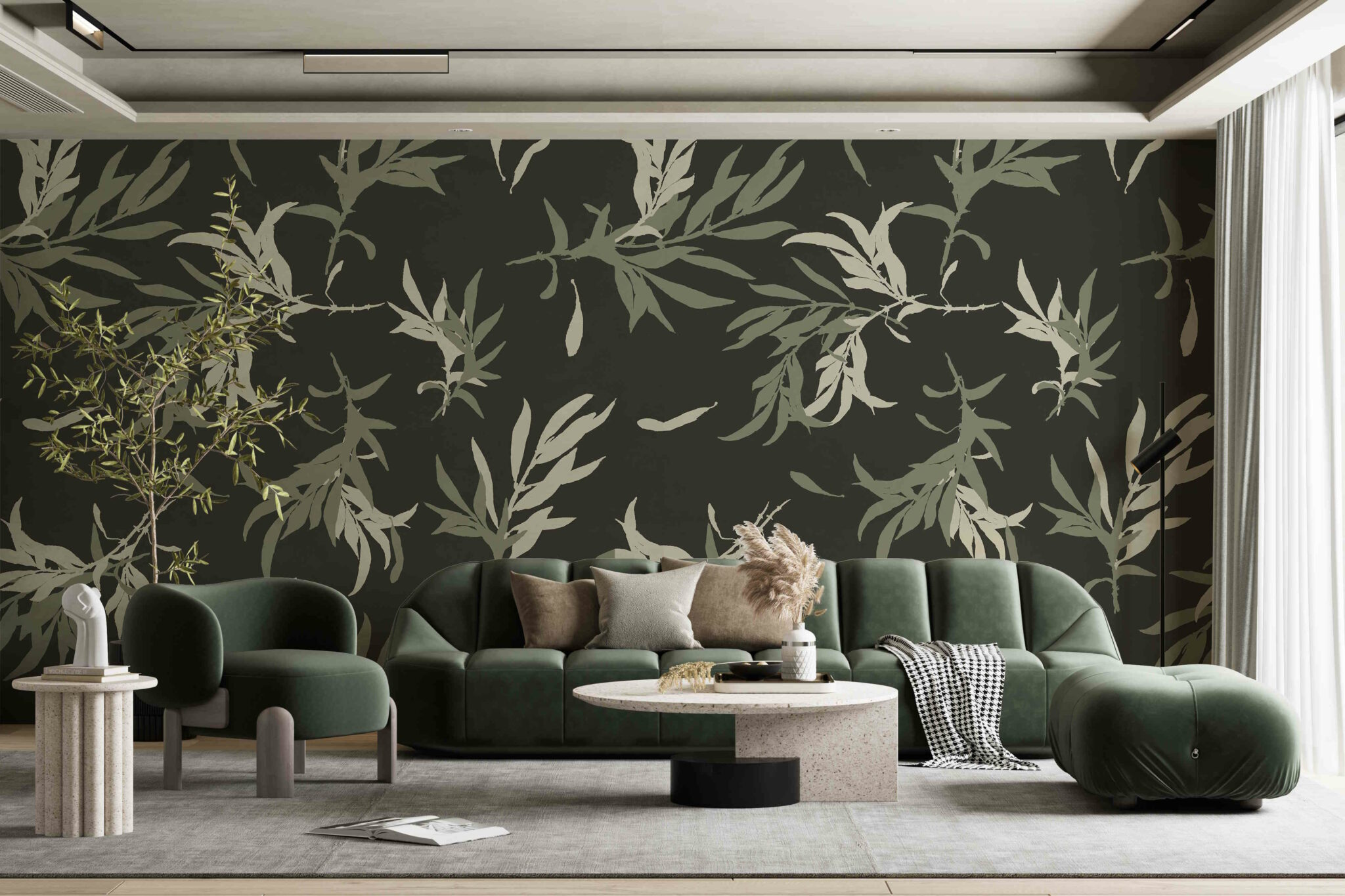 Herbal Seamless Pattern Collection PNG - MasterBundles