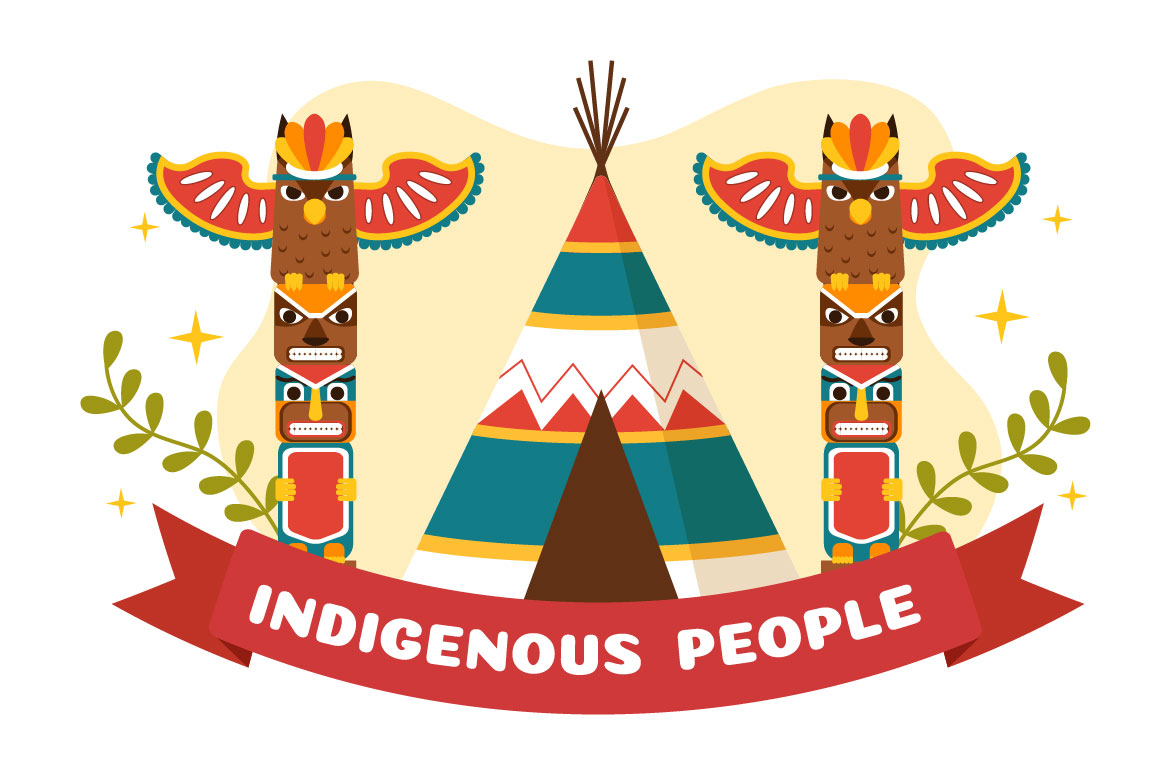 15 Worlds Indigenous Peoples Day Illustration House.