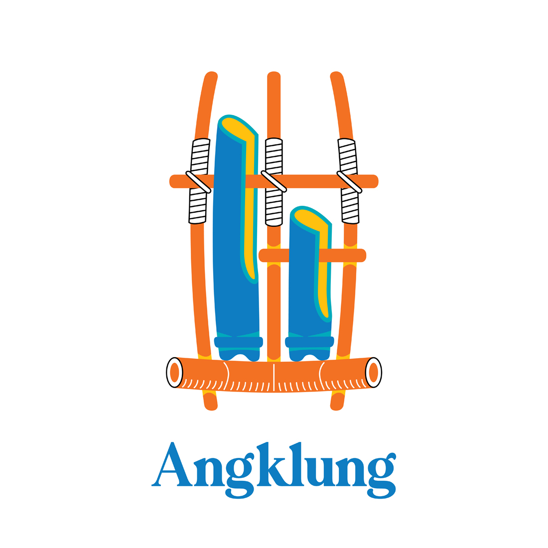 Indonesia Vector Pack #01 angklung.