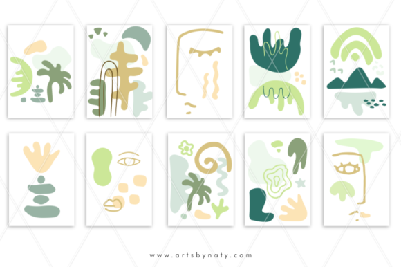 Abstract Clipart Art Hermosa Collection different designs.