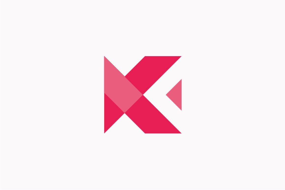 Geometric letter logo.