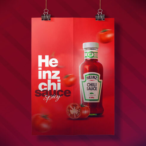 Tomato Ketchup Flyer PSD Template cover image.