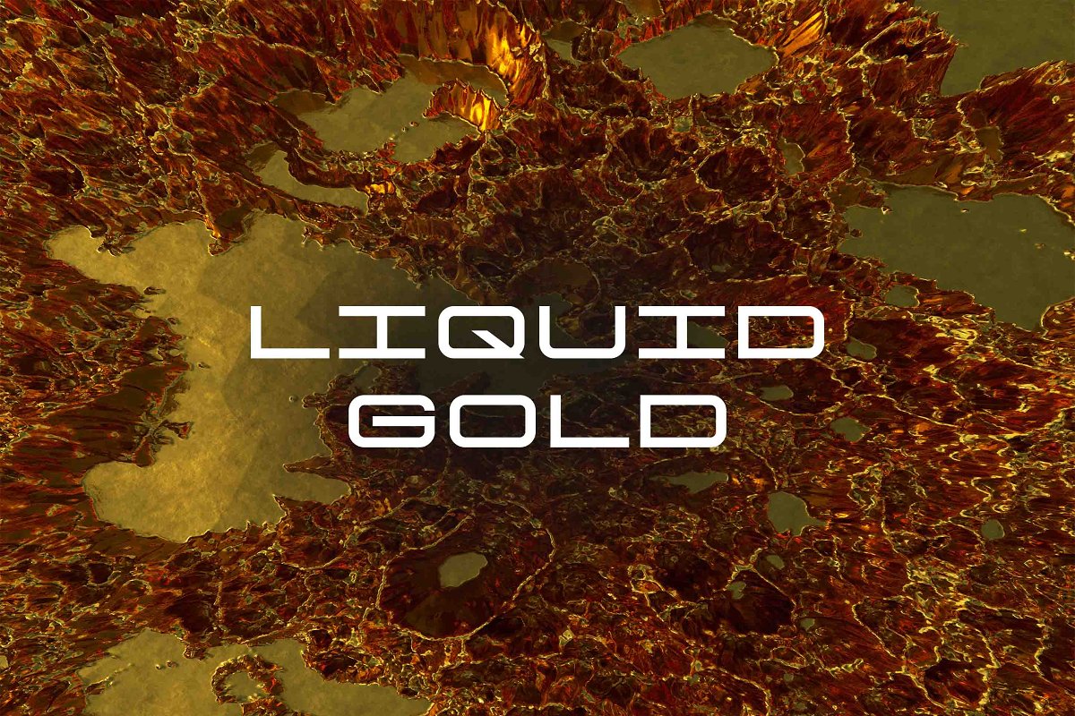 Cover image of Liquid Gold Textures.