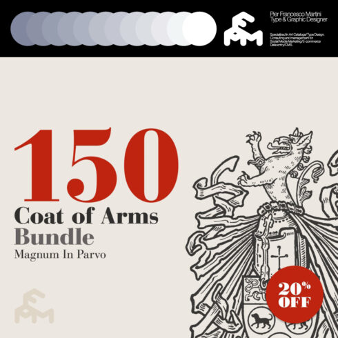 150 Coat of Arms Vintage Illustrations cover omage.