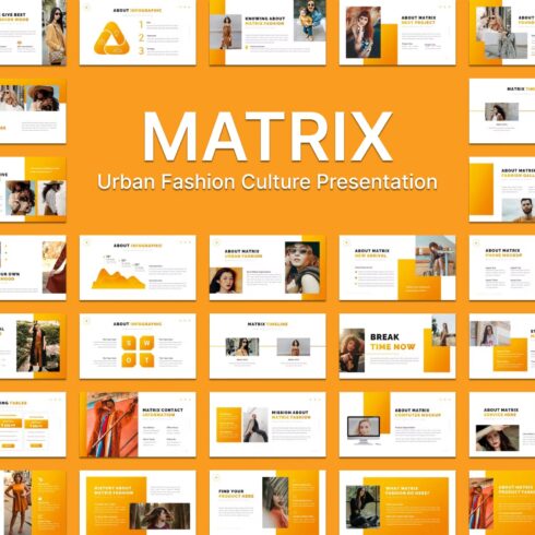 Matrix urban fashion culture presentation - main image preview.