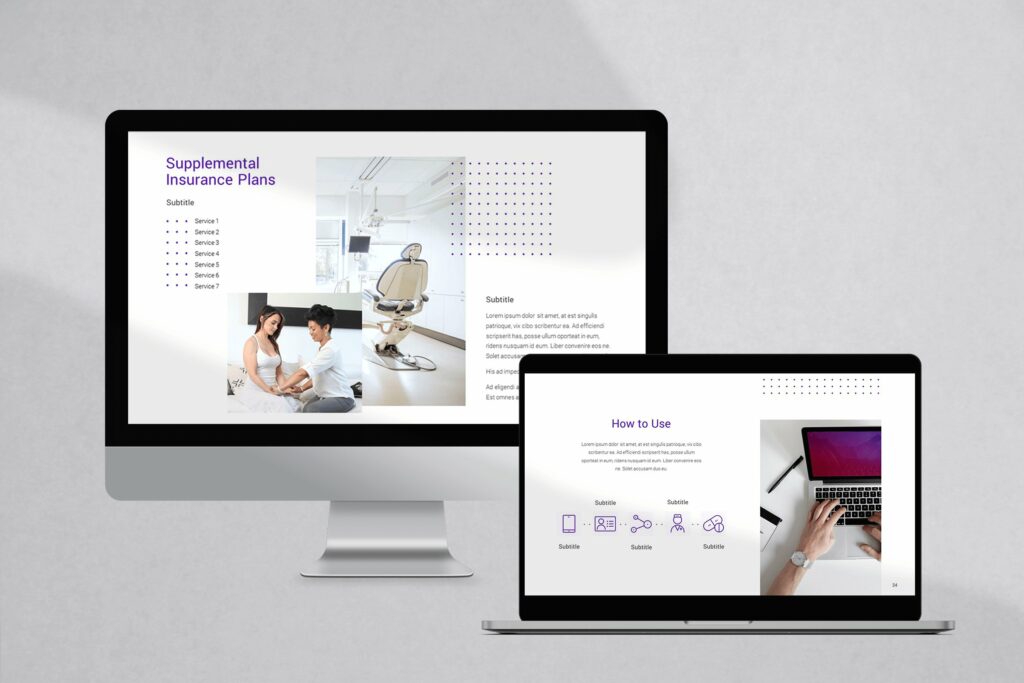 Health Insurance Slides Template – MasterBundles