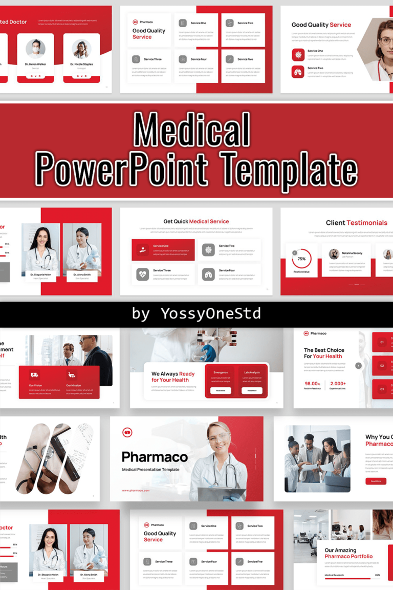 Medical Health PowerPoint Template – MasterBundles