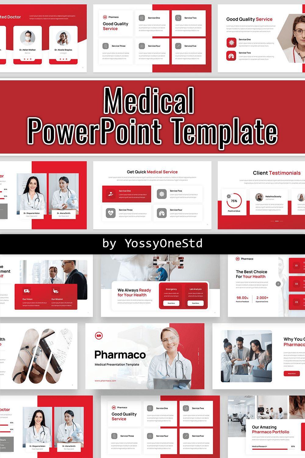 medical powerpoint template pinterest