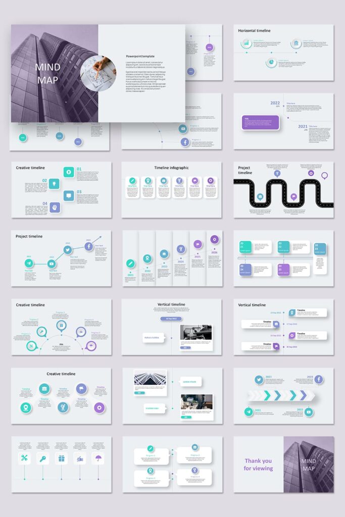 Mind Map Powerpoint Template – MasterBundles