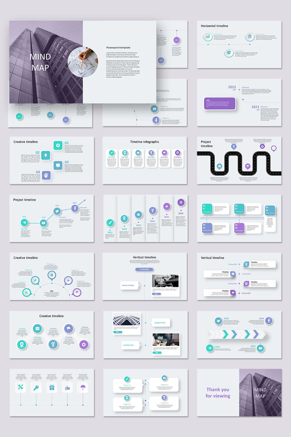 mind map powerpoint template 1000x1500