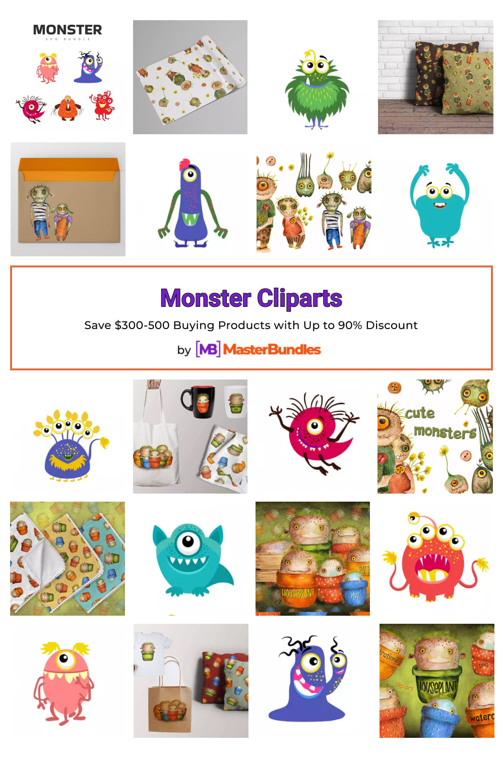 Monster Cliparts for Pinterest.