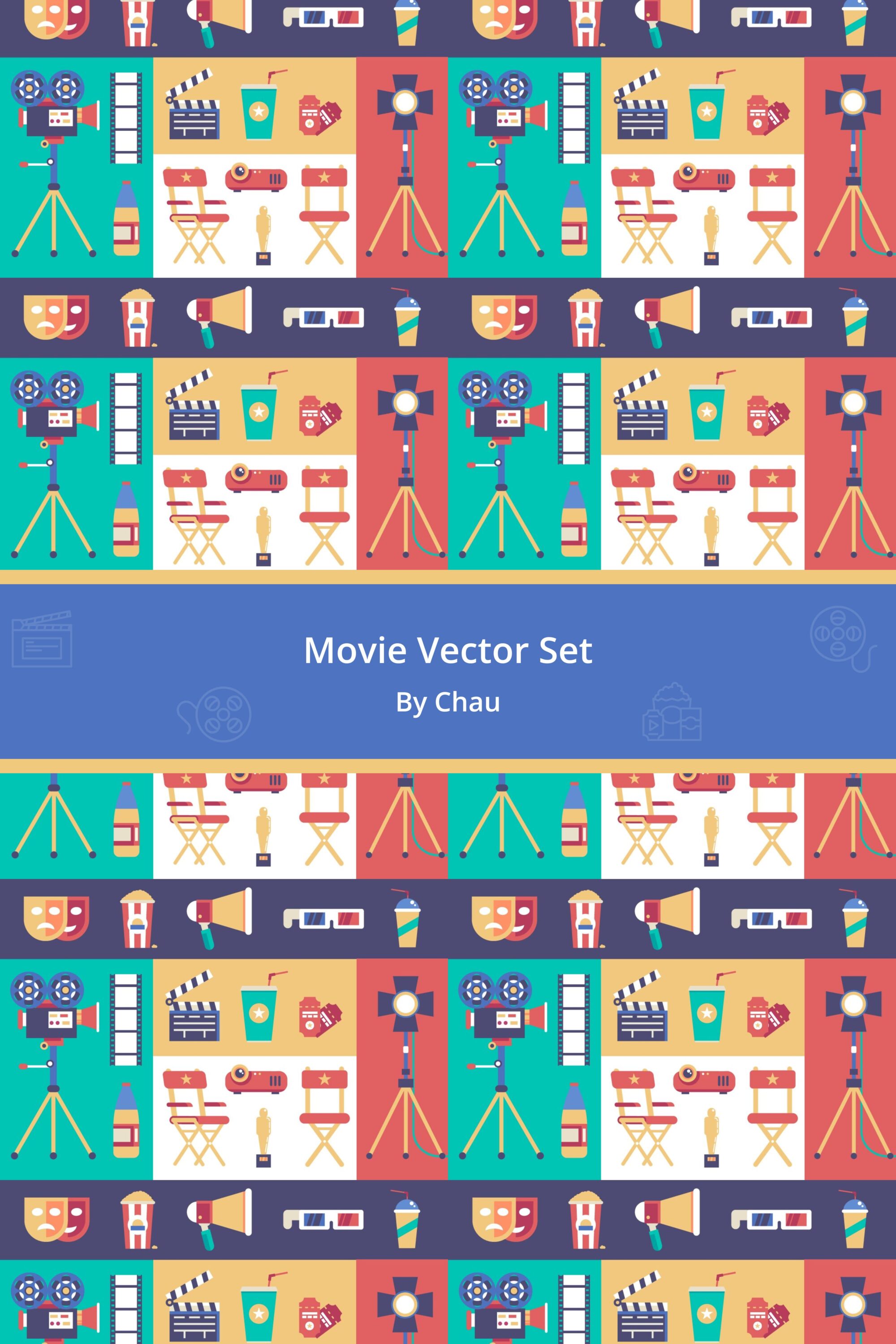 movie vector set 03