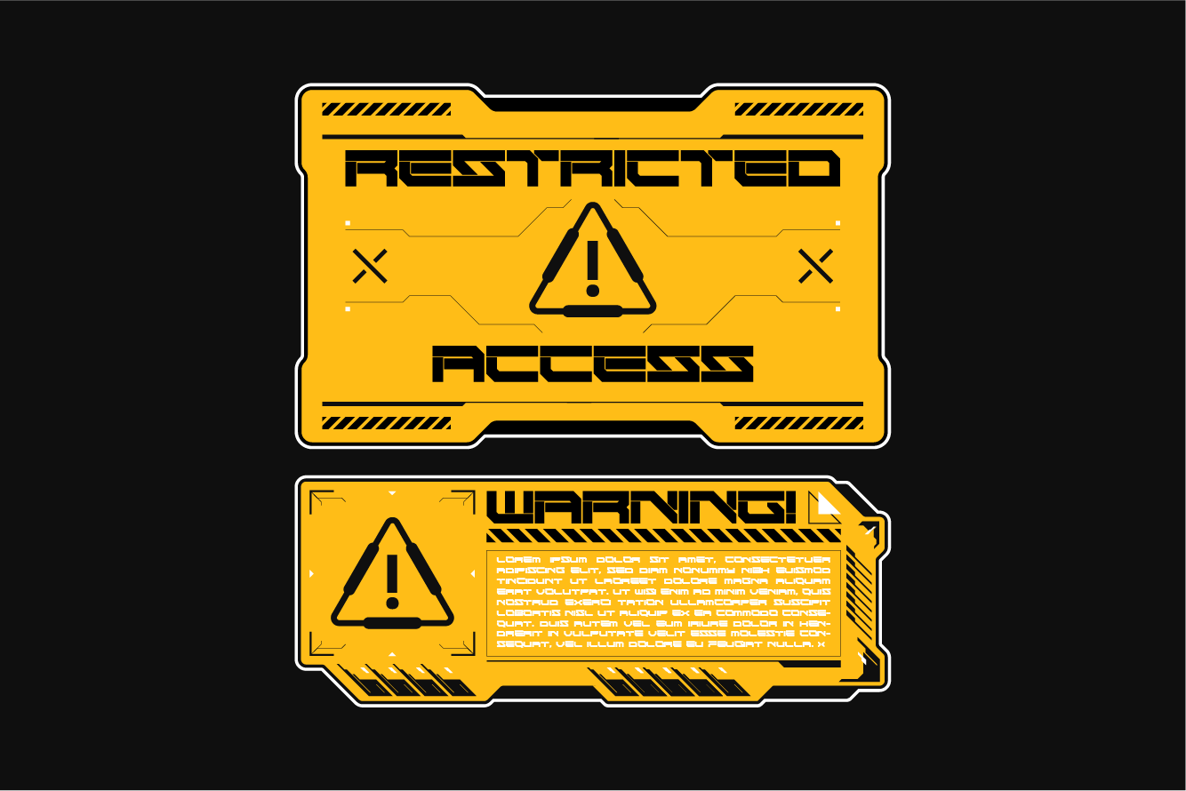 NEMESYS - Futuristic Font, good for warning quotes.