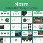 Notre strategic plan powerpoint template - main image preview.