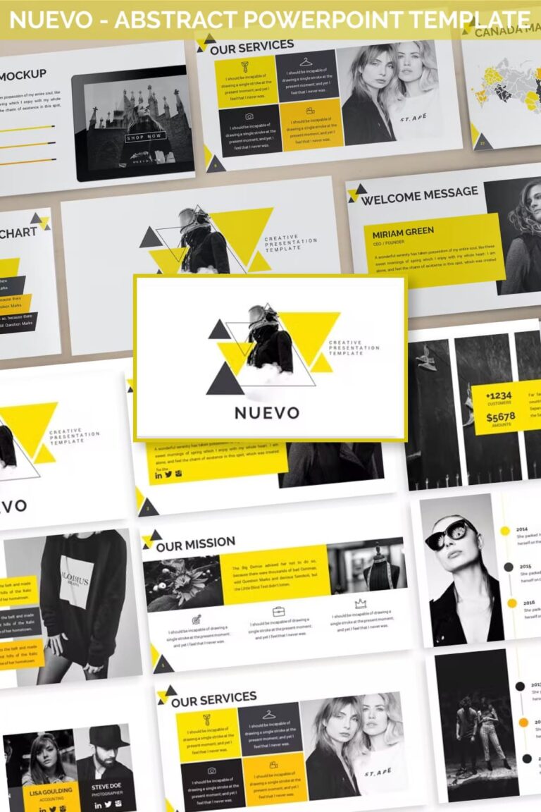 Nuevo - Abstract Powerpoint Template – MasterBundles