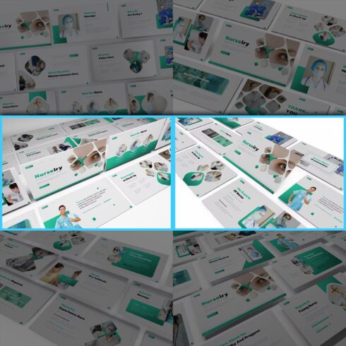 Nurseiry powerpoint presentation template - main image preview.