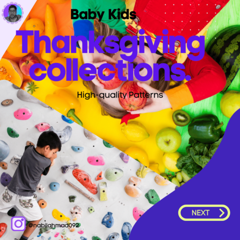 High-Quality Beautiful Kids Pattern Design cover image.