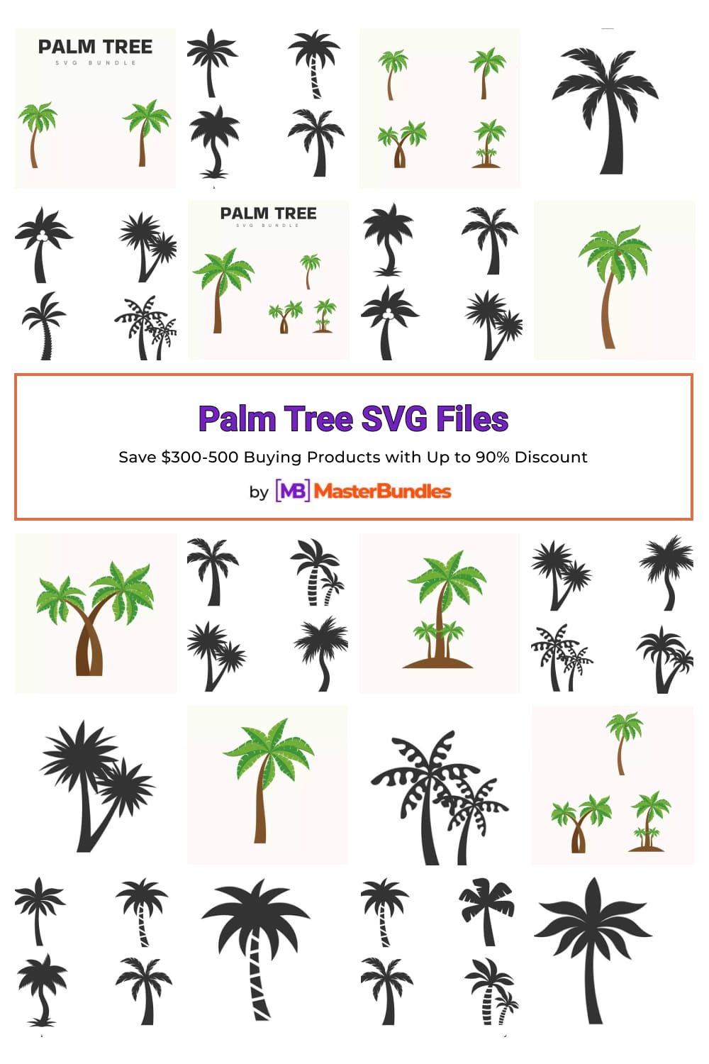 Palm Tree SVG Files for pinterest.