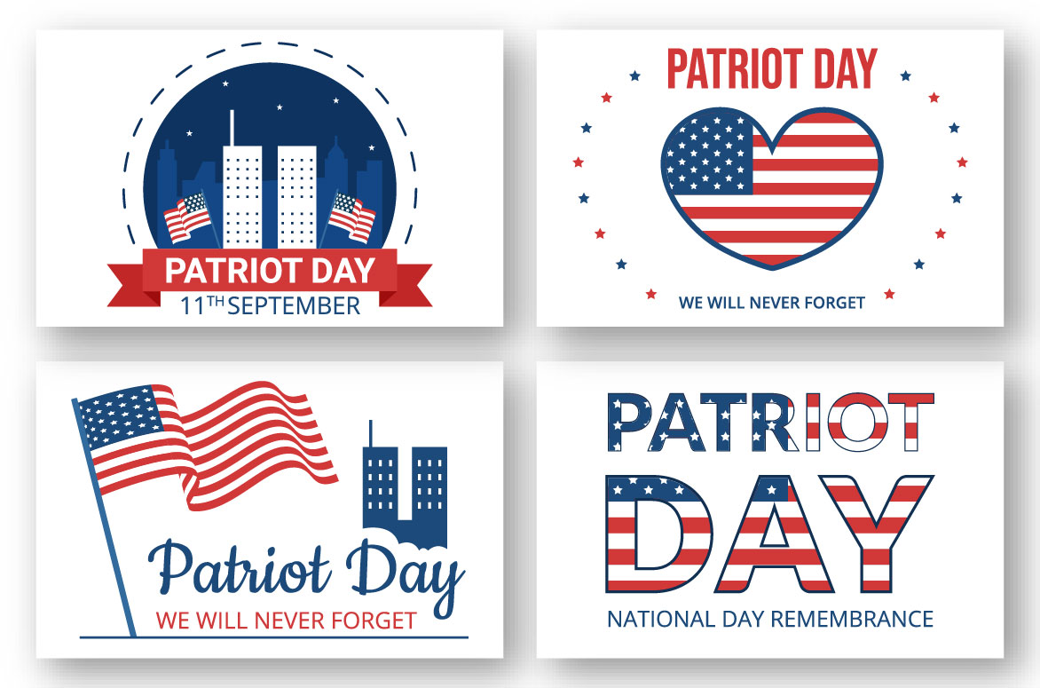 10 Patriot Day USA Celebration Illustration Examples.